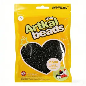 Beadora 2.6mm Mini Fuse Beads, 7500/15000pcs, DIY Melty Beads for Kids, Craft, Perler & Hama Compatible, Creative Art Beads Se