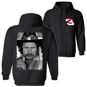 Dale Earnhardt Middle Finger Hoodie, Vintage Nascar Legend T-Shirt, Racing Fan SweatShirt, Gift For Him, Gift For Her