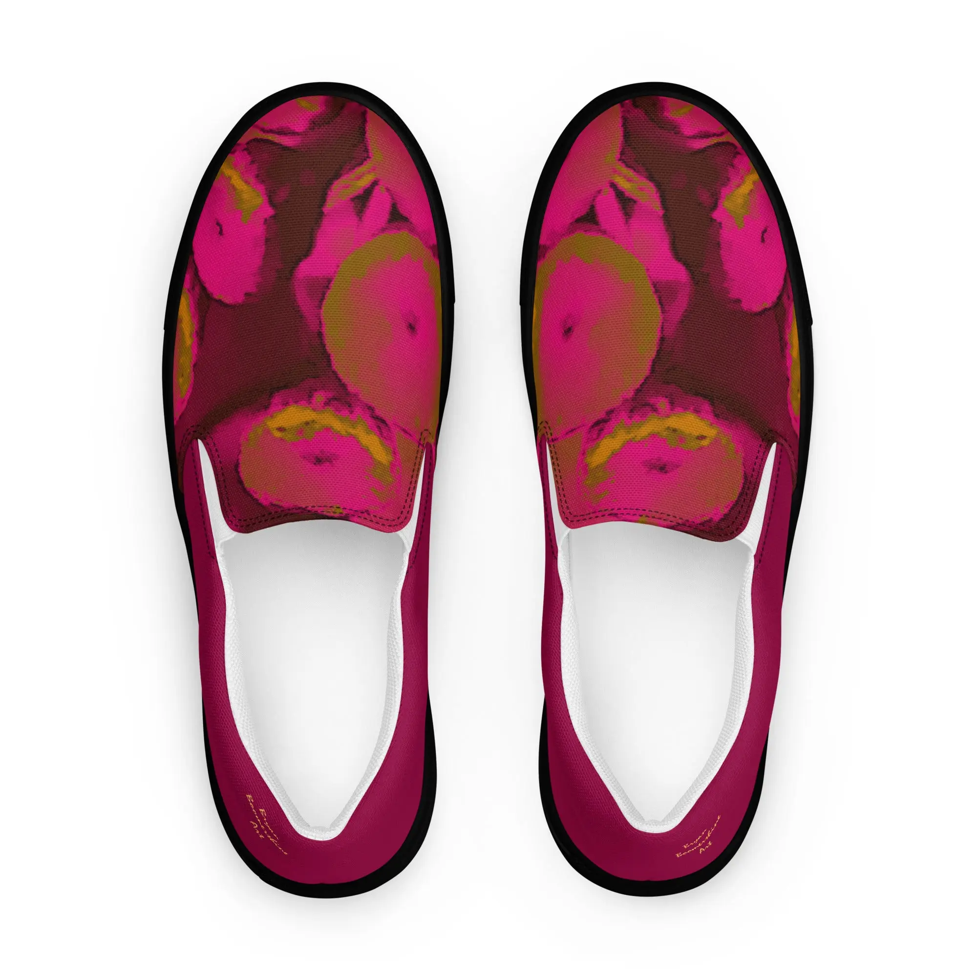 Slip-on Shoes, Parisian Poppies