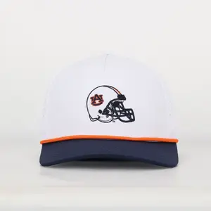 Auburn Helmet Performance Rope Hat - White/ Navy