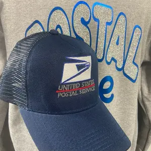 United States Postal Service Custom Postal Inspired Cap or Hat Embroidered Logo