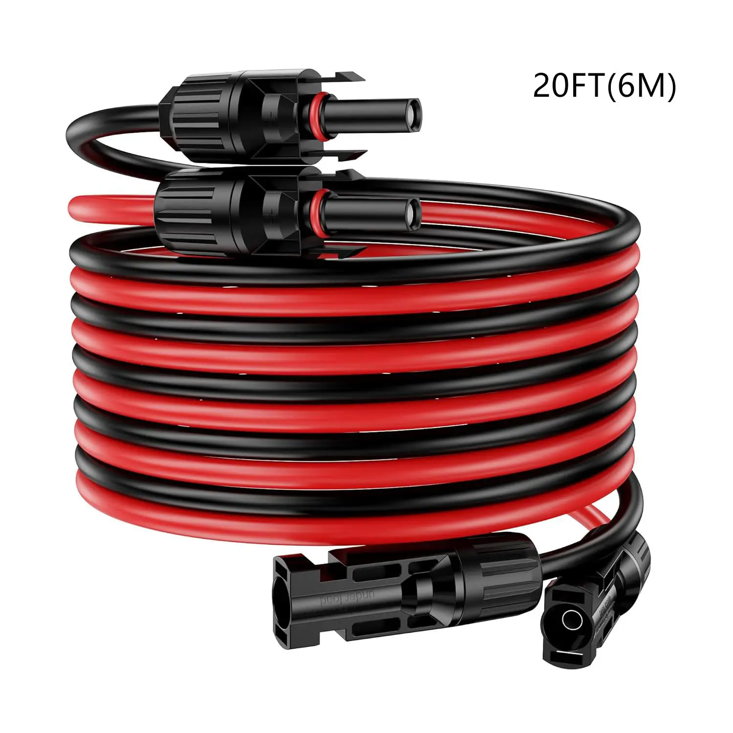 20Ft(6M) Black / Red