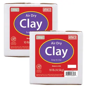 American Art Clay  Gray Air Dry Clay - 2 Each