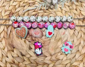 *Bead Mix #198- Starter Mix Valentines Bundle Silicone Beads