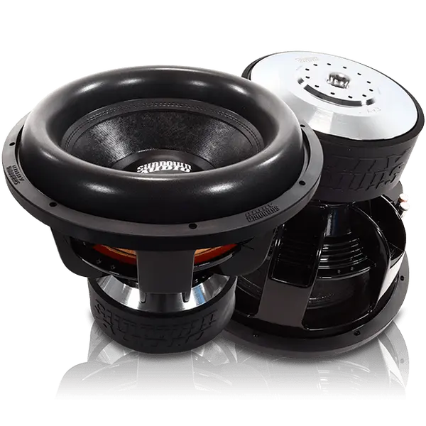 Sundown Audio XV315D2 X-Series 15" Subwoofers - 2000W Car Stereo Speaker, 2 Ohm Aluminum High Excursion Car Audio Component (200W & Above)