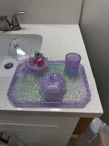 One of a kind Popmart ring holder glow in the dark tray