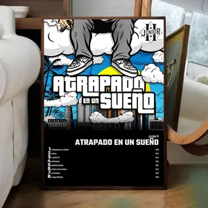 Junior H - Atrapado En Un Sueo Album Cover Poster Decor Artwork Wall Ornaments