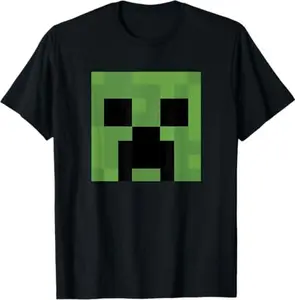 Minecraft Creeper Big Face T-Shirt