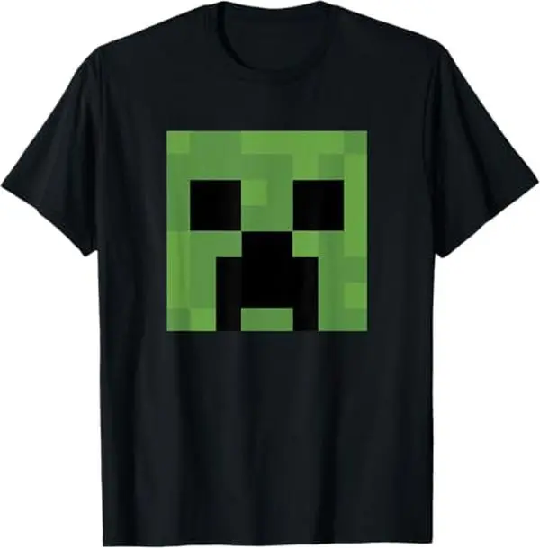 Minecraft Creeper Big Face T-Shirt