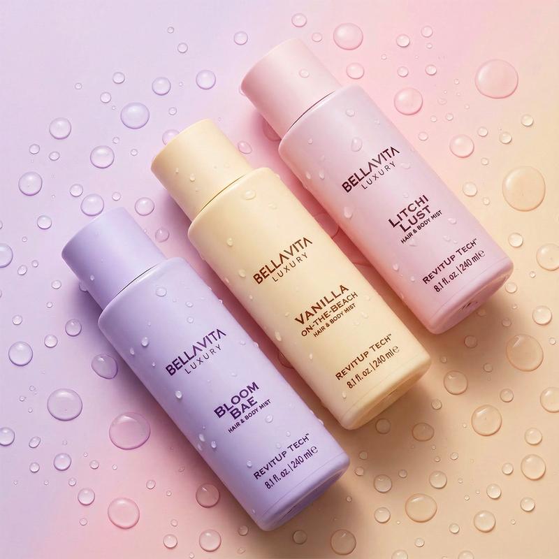 BellaVita Luxury Bloom Bae Hair & Body Mist for Women | Sweet Floral Body Spray | Long-Lasting Hair and Body Mist | Hydrating, Alcohol-Free Perfume Mist | 240ML | 8.12 fl.oz