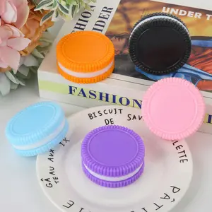 Squishy Oreo-Shaped Stress Relief Toy Fashion Biscuit Design, Soft&Slow-Rebound for Anxiety Relief&Desk Decor
