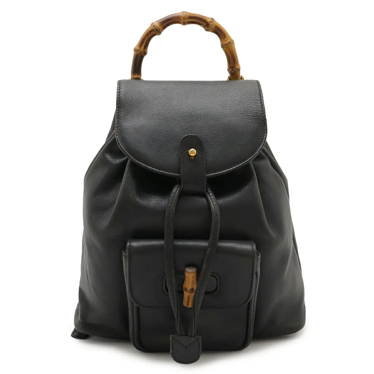 Pre-owned GUCCI Others Tote Bags Bamboo Leather Backpack