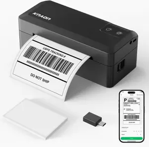 Wireless 4x6 Thermal Label Printer Compact Desktop for Shipping & Mailing Effortless Use with iPhone Android Windows Smart Gift for Small Business Home Office