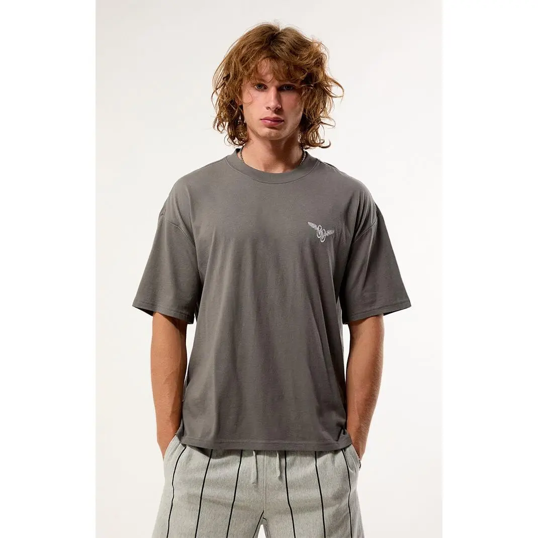 Pacsun Men's Track Embroidered T-Shirt