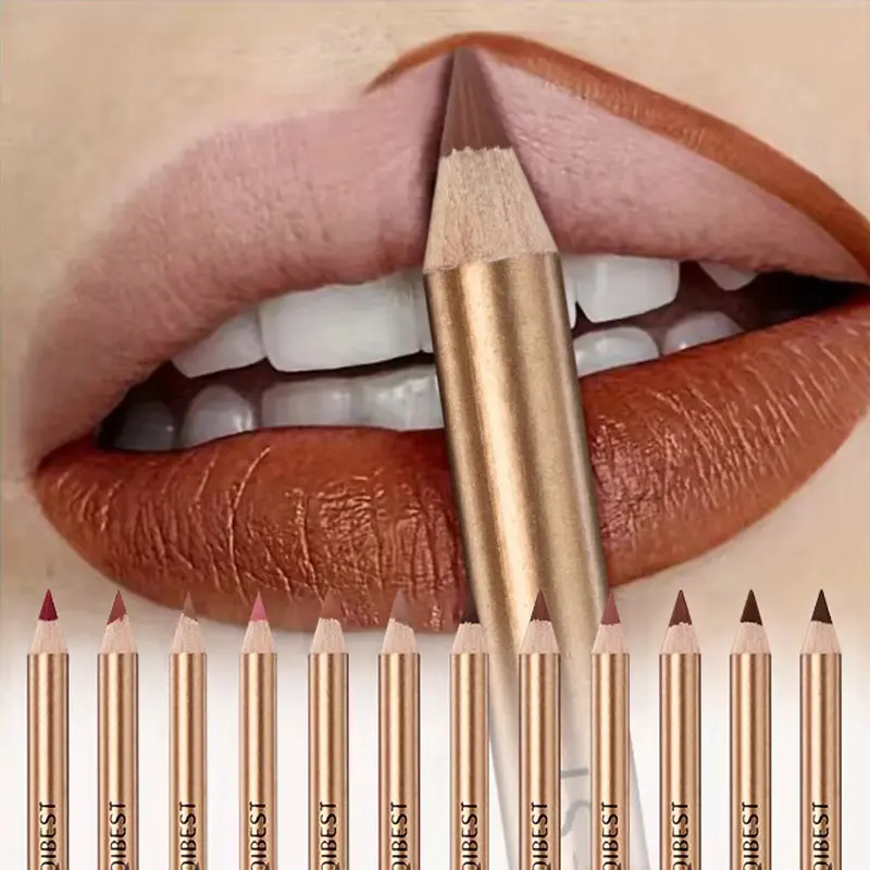 12 Pack Matte lipliner Set Waterproof, Durable, Lasting, Stain Free, Smooth, and Natural Lip Makeup Cosmetic