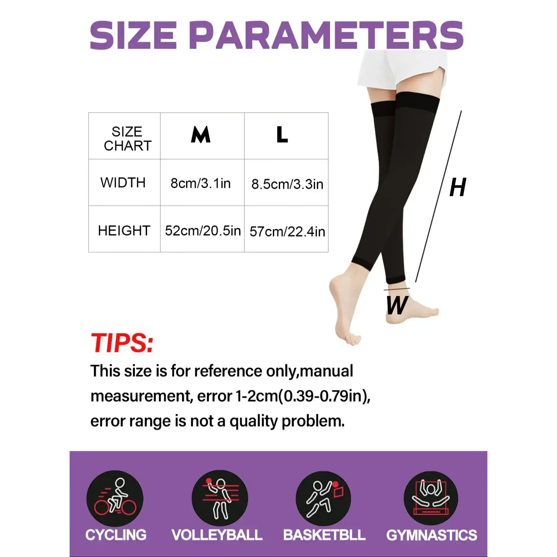 Men's and women's compression socks, wide calf compression socks, suitable for cycling running, nurses, pregnant women, sports style, all season sports socksRAIMENTRY Men's and women's compression socks, wide calf compression socks, suitable for cycling running, nurses, pregnant women, sports style, all season sports socksRAIMENTRY