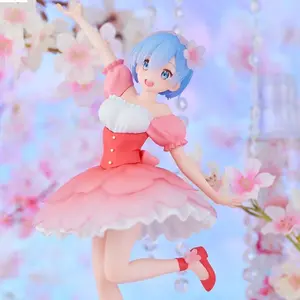 From Zero to Hero World Sakura Rem RAM Figure Model Display Box Set, Collectible Anime Character Statue, Perfect Gift for Fans