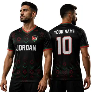 Personalized J Soccer Jersey 2026 – Customized Name & Number Football Fan Shirt for Men