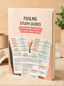 Psalms Study Guides: Chapter-By-Chapter Summaries for Deeper Understanding