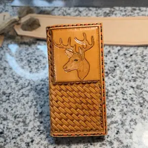 Custom Leather Roper Wallet