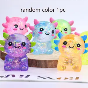 Cute Salamander Mallow Texture Stress Relief Fidget Toy, Slow Rebound Pressure Release, Office Desk Decor, Classroom Prize, Party Gift