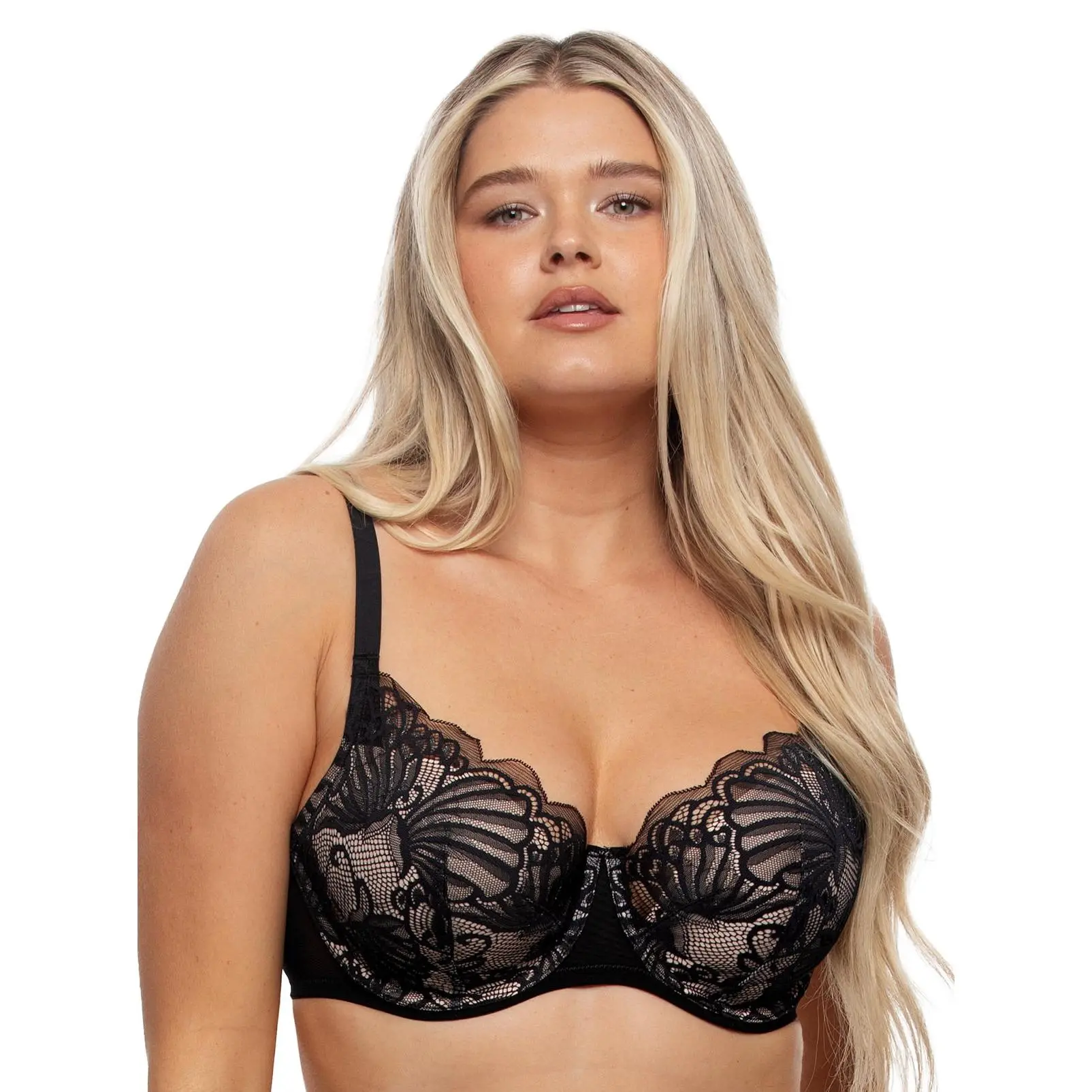Tempting Plush All Over Lace Underwire Bra
