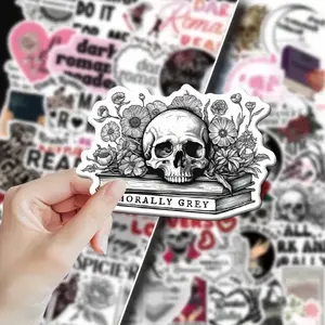 50 Pack of Dark Romance and Smut Novel, Reading and Book Themed Stickers and Decals- Waterproof, Removable and Fade Resistant- No Duplicates