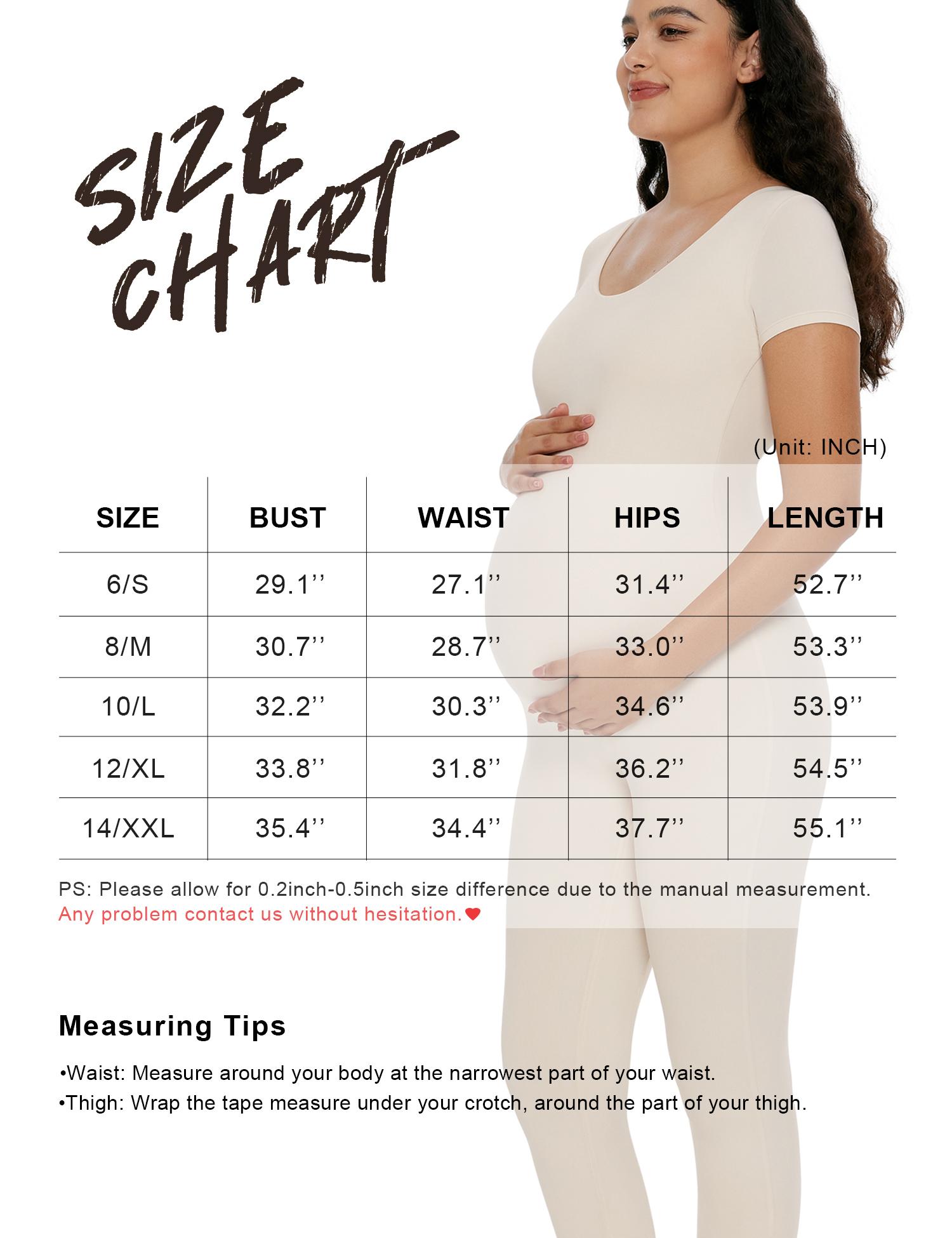 POSHDIVAH Women's Maternity Jumpsuit Romper Pregnancy Short Sleeve T Shirts Bodycon Bodysuit Shapewear pregnancy supply