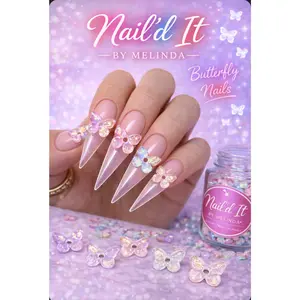 Pastel Jelly Colored Butterflies