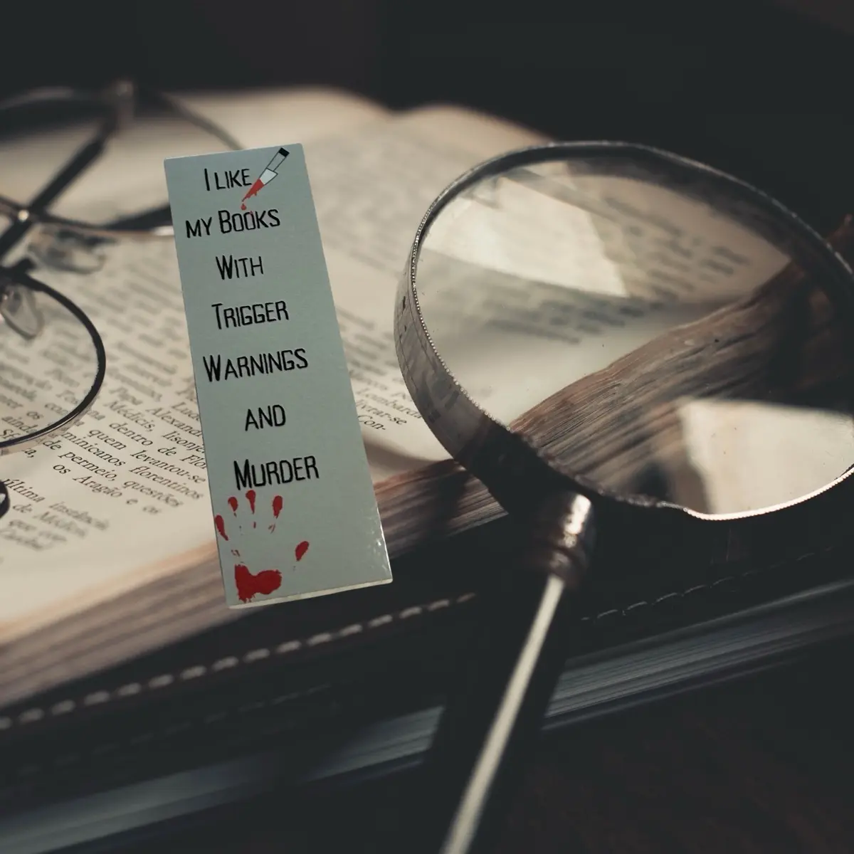 Crime Bookmark , True Crime Fans , Crime Junkie Bookmarks