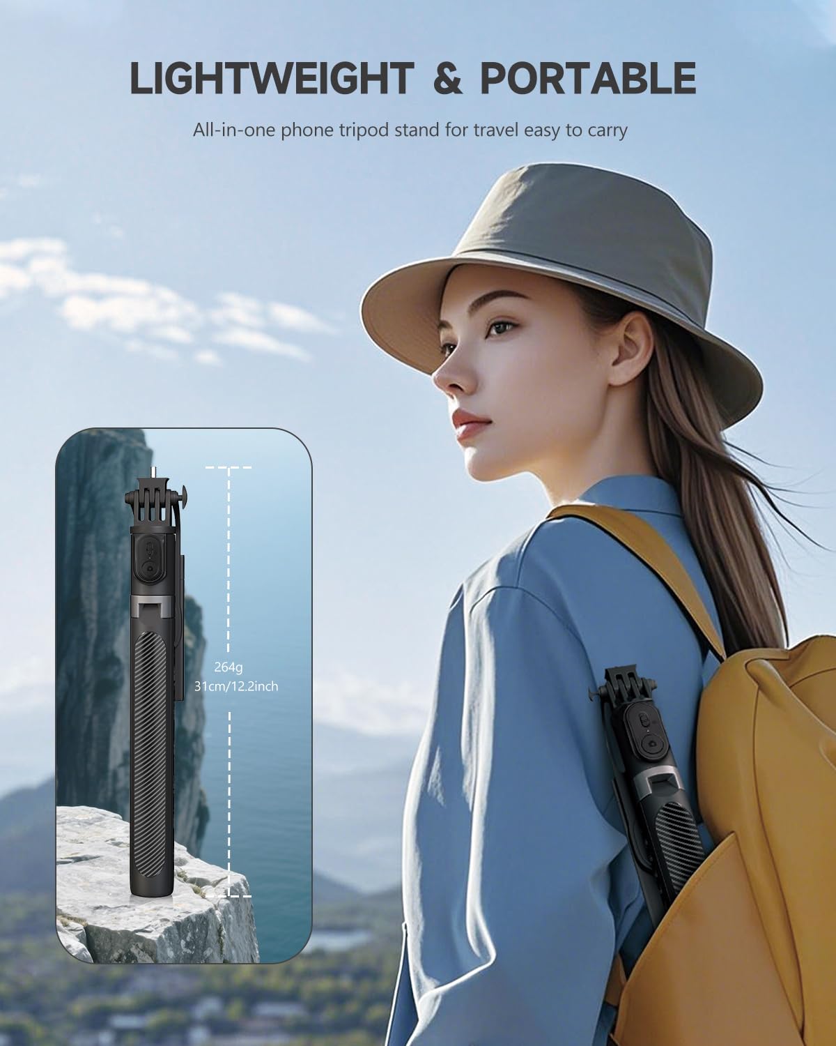 Phone Tripod & Selfie Stick, All in One Extendable Cell Phone Tripod with Wireless Remote, Tripods Stand for iPhone & Travel Selfie Stick 360° Rotation Compatible with iPhone Android, Camera Selfie Accessories Smart Selfie Phone Tripod & Selfie Stick, All in One Extendable Cell Phone Tripod with Wireless Remote, Tripods Stand for iPhone & Travel Selfie Stick 360° Rotation Compatible with iPhone Android, Camera Selfie Accessories Smart Selfie
