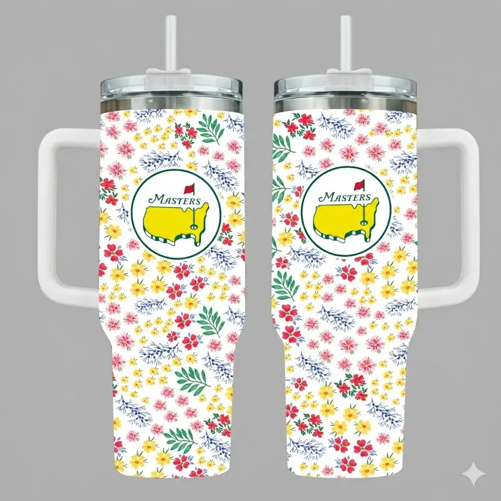 Masters Tournament Golf 2026 Tumbler 40oz with Handle, Augusta