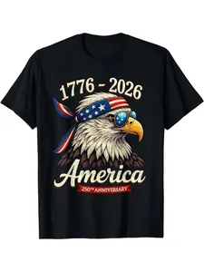 180G Men'S T-Shirt - Sizes 0XL to 6XL - Features a Creative Letter Design, Breathable Fabric, Versatile for All Seasons, Casual Short Sleeves, Crew Neck, Tropical Print, Unisex, Black T-Shirt for 2026