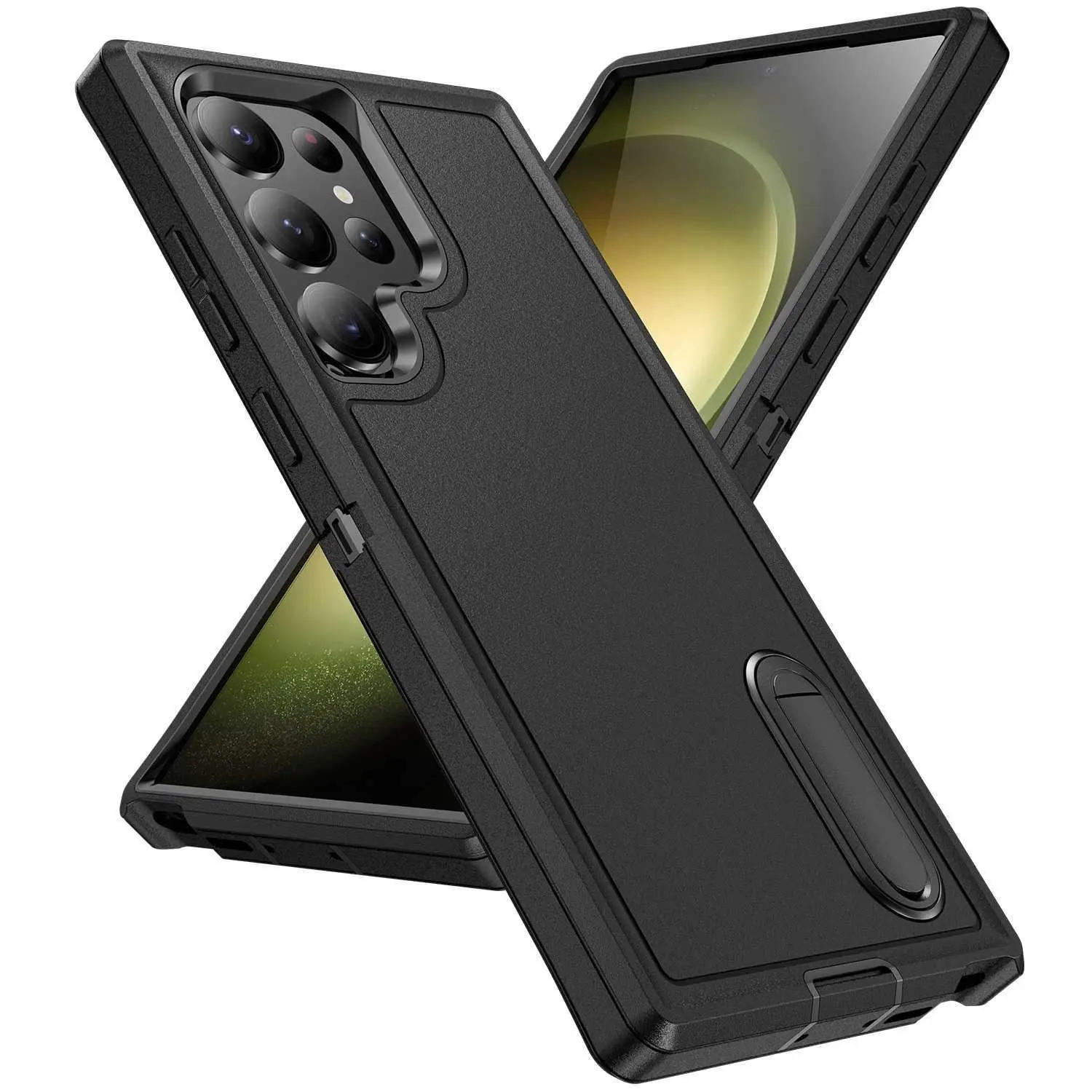 For Samsung Galaxy S26 Ultra Defender Rugged Phone Case For Samsung Galaxy S25 Ultra Stand For Samsung Galaxy S24 Ultra Shockproof Cover HNAF81Dccdv