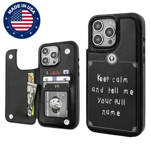 Death Note 'Keep Calm'  Aesthetic Design Pattern Casing For iphone 16 15 14 13 12 Plus Pro Max Flaunt Mobile Phone Case TPU Pu Leather Card Holder Drop Protection Shockproof Protector Vintage unique Fashion Trend Anti-scratch Stylish Smartphone Cover