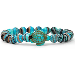 Sparkle Sea Turtle Tracking Bracelet, helps save sea turtles, one size fits most Men and Women