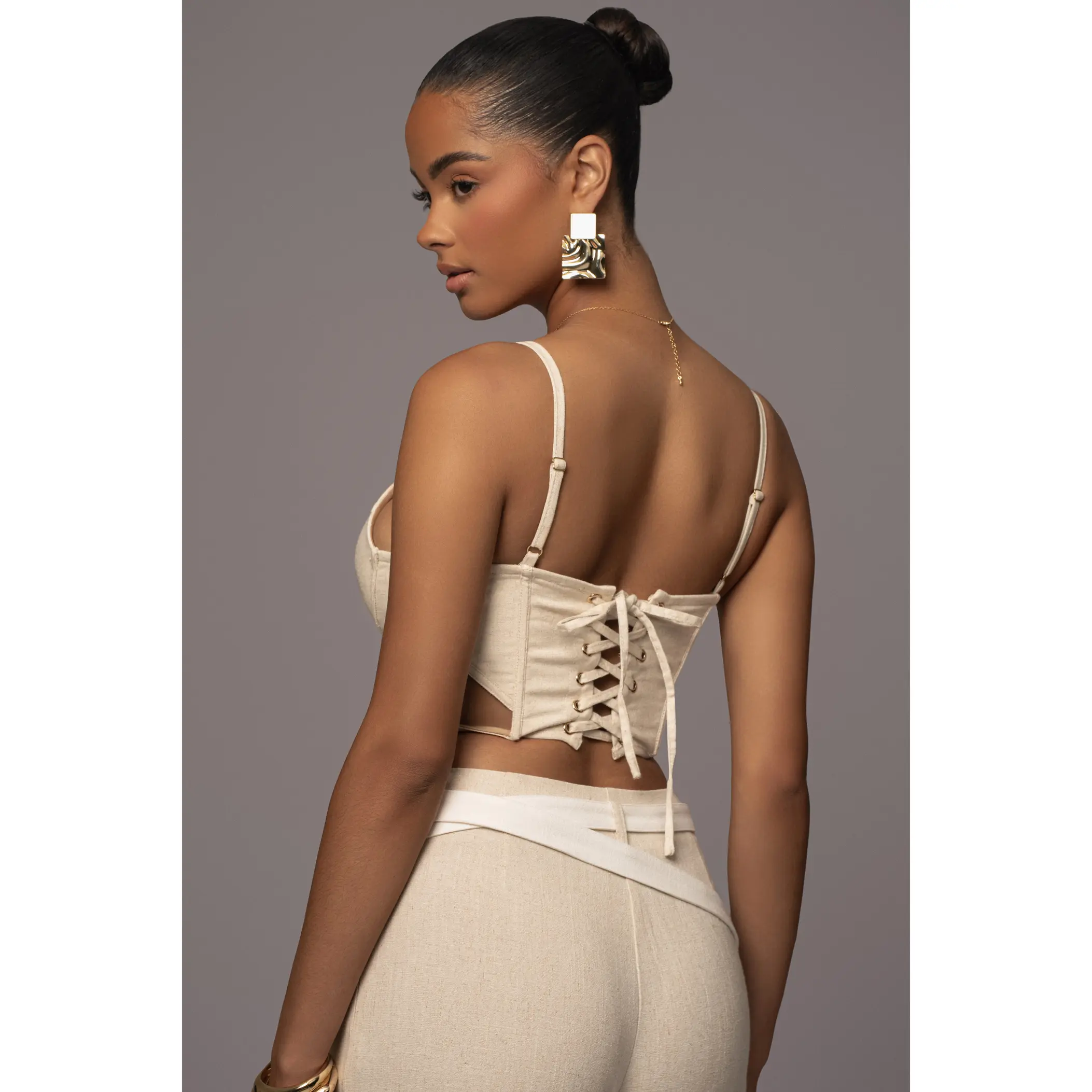 Natural Horizon Linen Corset