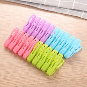 20pcs Four-color Multifunctional Storage Clips Organizer