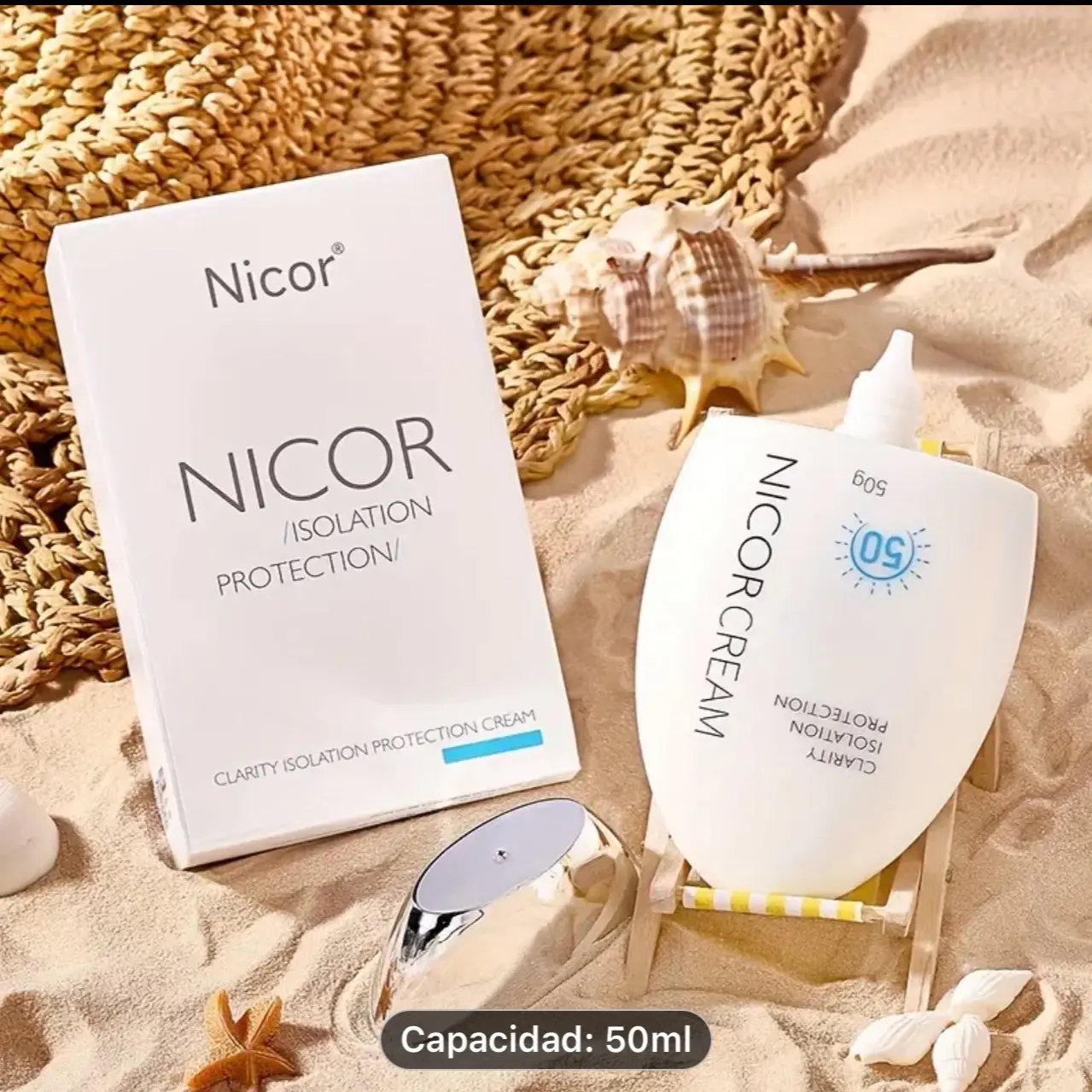 Crema de Protección Aislante, 1.76oz, Prebase Hidratante para Maquillaje, Crema Barrera de Base de Maquillaje para Cuidado de la Piel en Verano