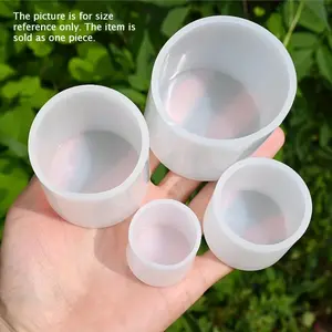 Cylindrical candle molds for making candles, pillar casting silicone molds, suitable for resin casting, flower specimens, insect specimens, clay crafts, and candle holder incense making.