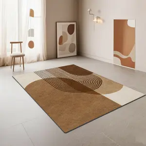 Luxury Vintage Patterned Velvet Carpet, Soft Comfortable Home Decor Rug, Living Room Sofa Mat, Bedroom Bedside Rug, Multi-Scene Use, Soft Area Rug, merry Christmas、let it snow