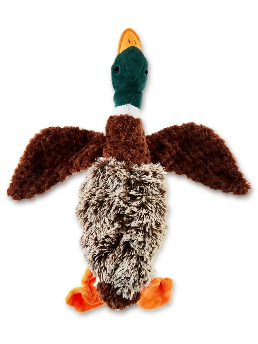 Vibrant Life Plush Duck Dog Toy with Honker Squeaker | Viral DogTok Interactive Plush Pet Chew Toy for Dogs (Soft & Durable)