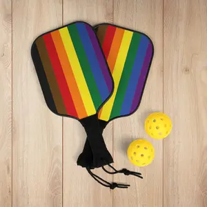 PoC Rainbow Pride Flag Pickleball Kit
