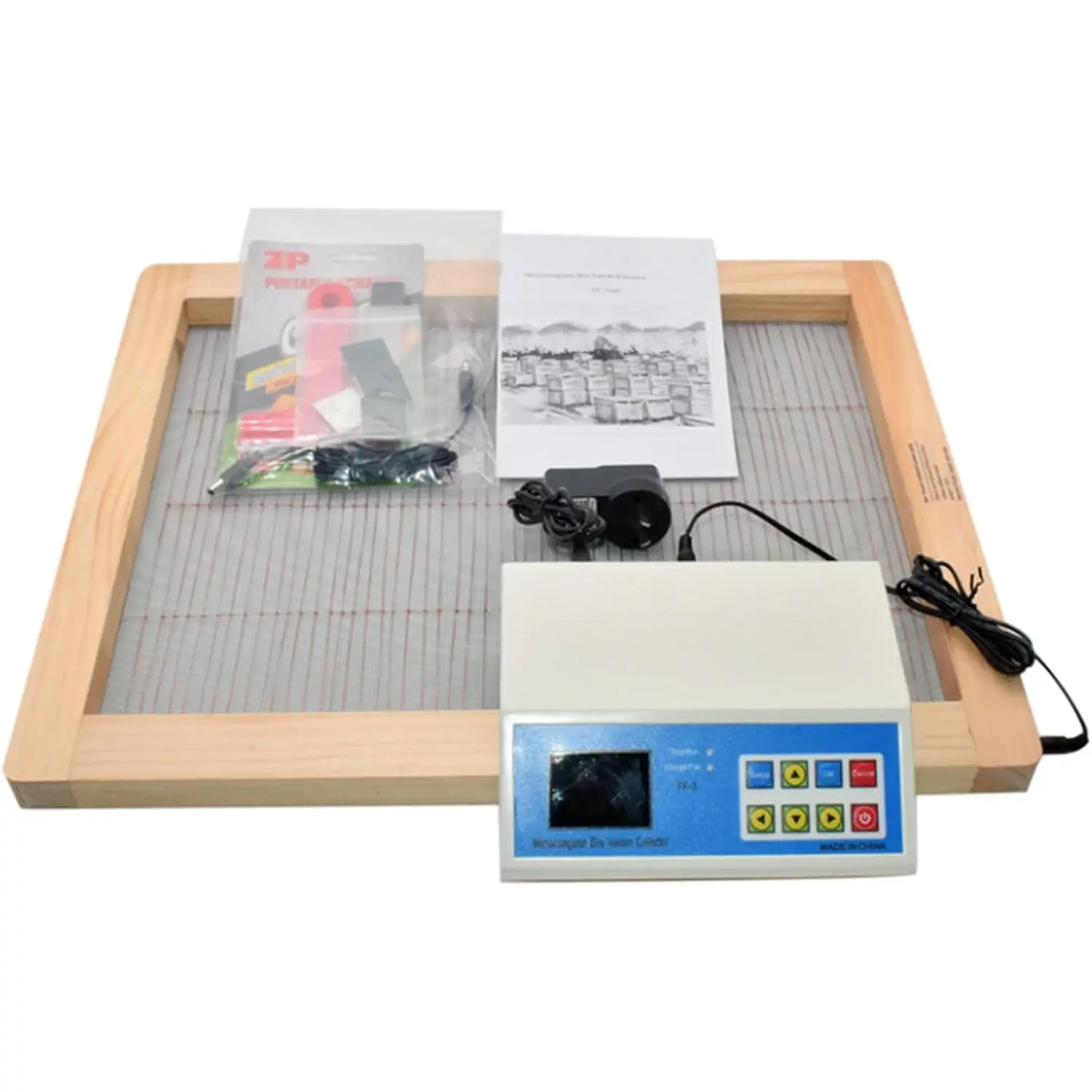 BeeVenom Collector, Portable Tool for Efficient & Sustainable Venom Harvesting in Beekeeping (Machine + 1 Power Grid)