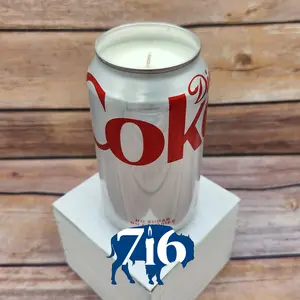 716 Candle Co Soy Candle - Diet Cola Soda Pop Can Soy Wax Candle with Cola Scent