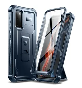 Dexnor for Samsung Galaxy S20 5G Case, [Built in Screen Protector and Kickstand] Heavy Duty Military Grade Protection Shockproof Protective Cover for Samsung Galaxy S20 5G/6.2 inches