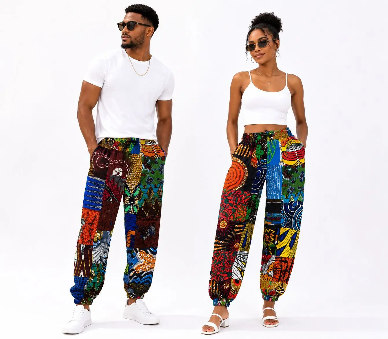 Patchwork Jogger Pant
