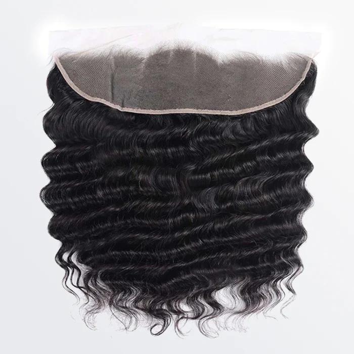 [Ashine] Free Parted Lace 2x6 4x4 5x5 Closure #1B Natural Black 100% Human Hair One-directional Cuticles-sleek, Tangle-resistant, and Re-wearable Pre Plucked Pre Bleached Pre Cut