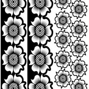 Henna Stencils Full Set Palm Feet Fingers Design for Temporary Henna Tattoos