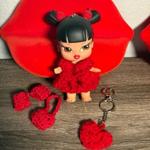 Crochet Baby Doll Dress Set